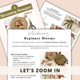 Blooming Bouquet Embroidery Pattern