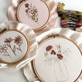 Vibrant Vase Embroidery Pattern