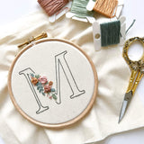 Floral Initial - A-Z Embroidery Patterns