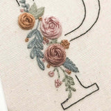 Floral Initial - A-Z Embroidery Patterns