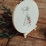 Floral Numbers Embroidery Patterns and Phrase Pack
