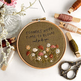 Flowers That Bloom Embroidery Pattern