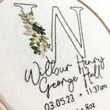 Personalised New Baby Initial PDF Pattern || Digital Download