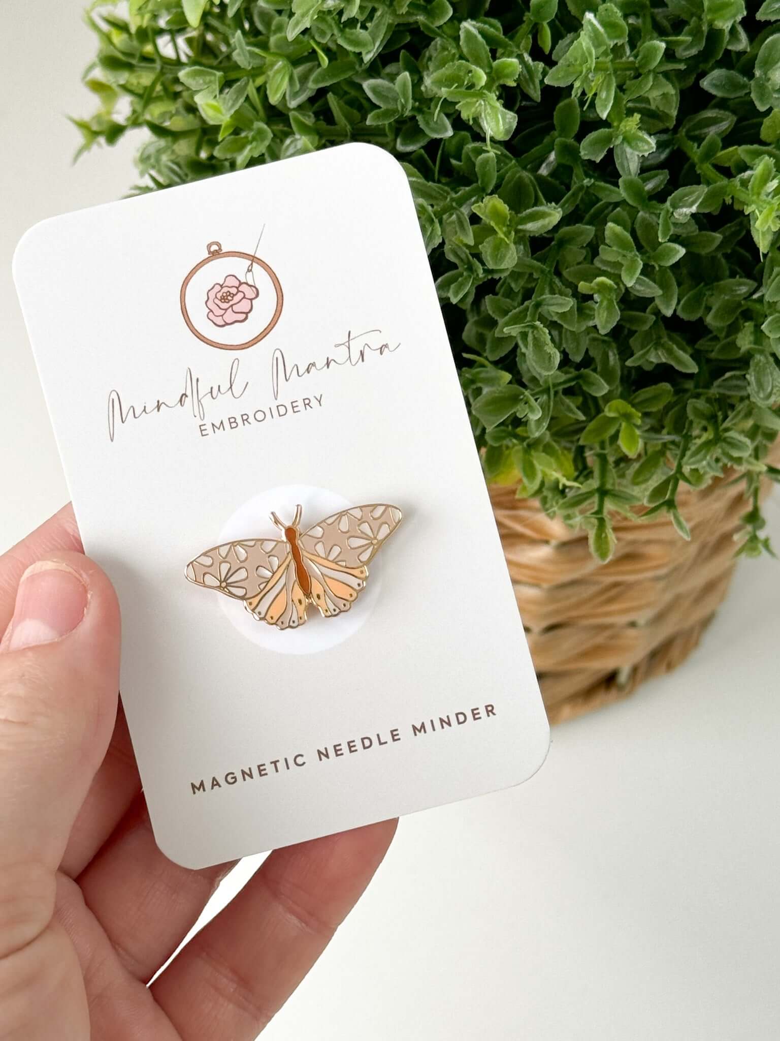 Butterfly Magnetic Needle Minder