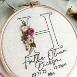 Personalised New Baby Initial PDF Pattern || Digital Download
