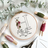 Personalised New Baby Initial PDF Pattern || Digital Download
