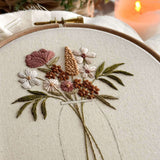 Vibrant Vase Embroidery Pattern
