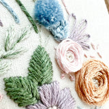 Rainbow Meadow Stitch Sampler Embroidery Pattern with Instructions || Digital Download
