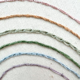 Rainbow Meadow Stitch Sampler Embroidery Pattern with Instructions || Digital Download