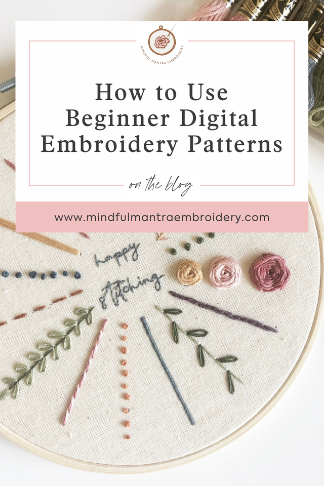 How to Use Beginner Digital Embroidery Patterns