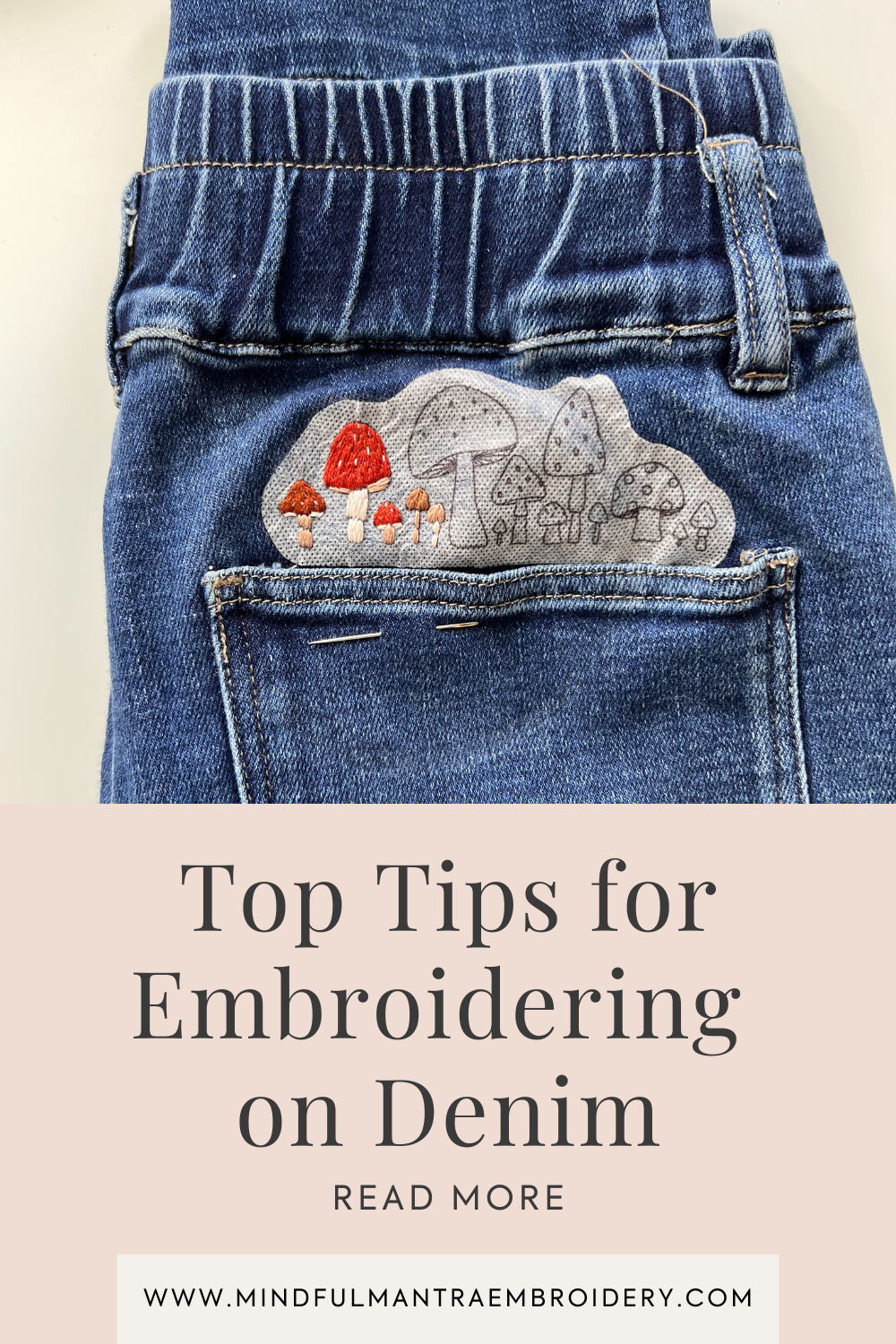 Top Tips for Embroidering on Denim