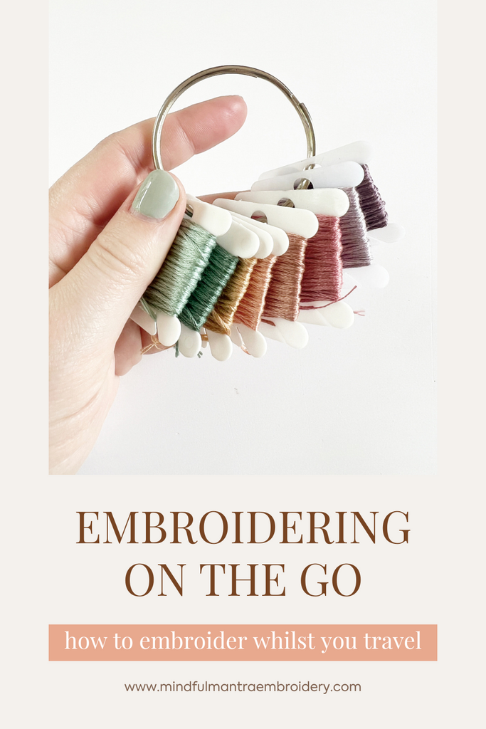 Stitching on the Go – How to Embroider Whilst You Travel