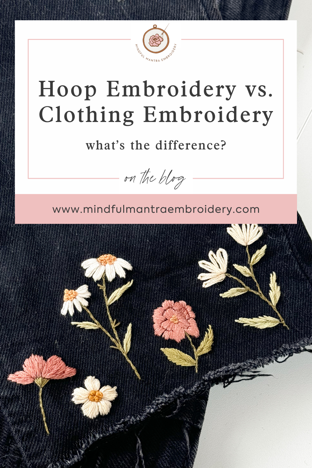 How Embroidering Clothing is Different to Modern Hoop Embroidery