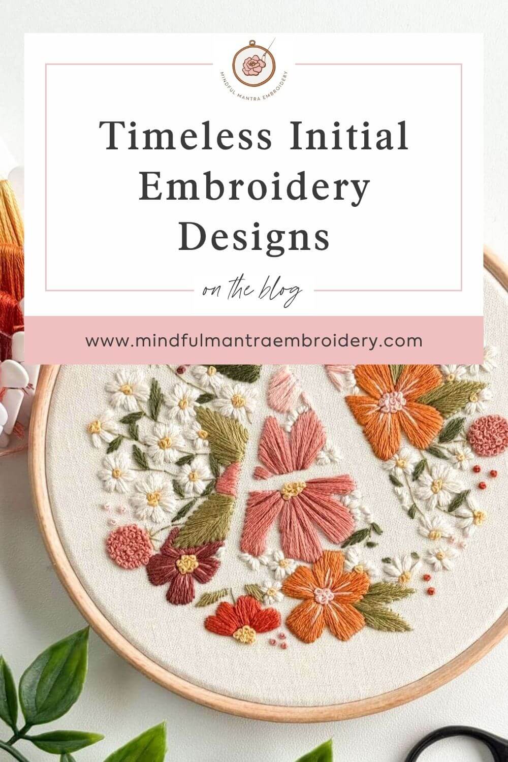 Timeless Initial Embroidery Designs You Can Stitch Right Away