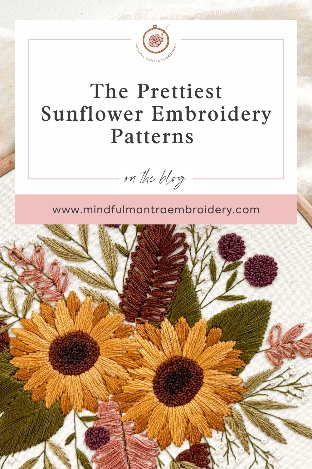 The Prettiest Sunflower Embroidery Patterns For 2026