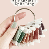 Plastic Thread Bobbins and Split Ring