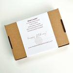 A boxed embroidery kit