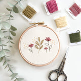 Floral Sprinkles Embroidery Kit