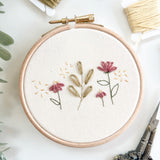 Floral Sprinkles Embroidery Kit