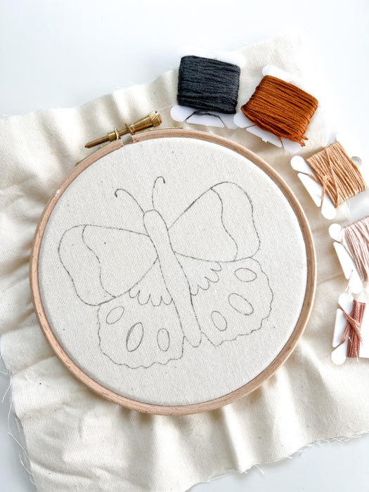 Pre-Order Satin Butterfly Embroidery Kit
