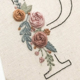 Floral Letters + Numbers Embroidery Pattern Bundle