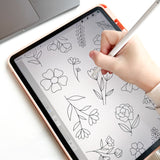 Drawing floral embroidery patterns on an iPad