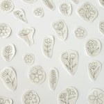 Large selection of floral embroidery designs for embroidering on clothing