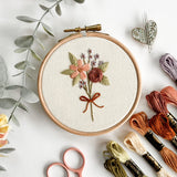 Pastel Petals Embroidery Pattern Bundle