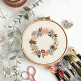 Pastel Petals Embroidery Pattern Bundle