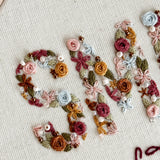 Beaded Alphabet Embroidery Pattern (A-Z)