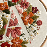 Alphabet Bloom Embroidery Pattern - Single Letters