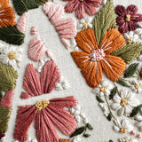 Alphabet Bloom Embroidery Pattern - Single Letters