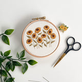 Sunflower Field Embroidery Pattern