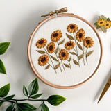 Sunflower Field Embroidery Pattern