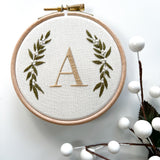 Festive Alphabet Embroidery Kit