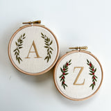 Festive Alphabet Embroidery Kit