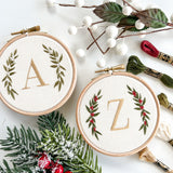 Festive Alphabet Embroidery Kit