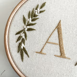 Festive Alphabet Embroidery Kit