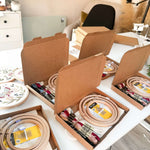 butterfly embroidery kits on a table
