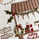 Christmas Stall Embroidery Pattern with Instructions || Digital Download