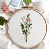 Floral Embroidery Mini Course Kit