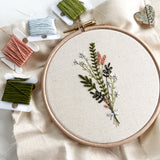 Floral Embroidery Mini Course Kit