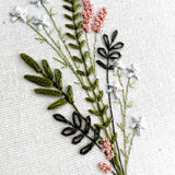 Floral Embroidery Mini Course Kit