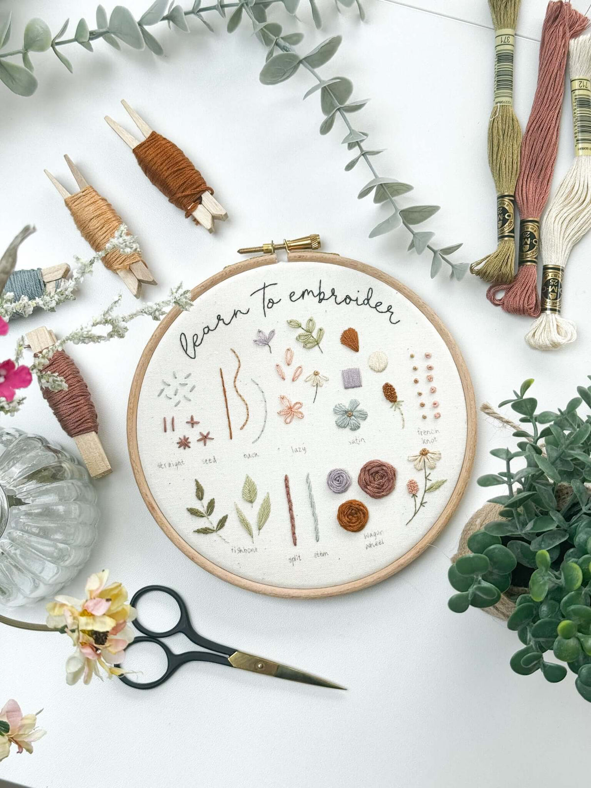 Beginner Embroidery Kit | Introduction To Embroidery DIY Kit