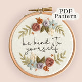 Kindness in Bloom Embroidery Pattern