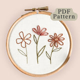 Pretty Petals Embroidery Pattern