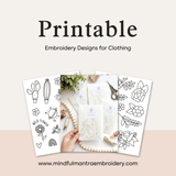 Printable Stick and Stitch Embroidery Patterns | T-shirt Designs