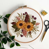 Sunflower Seasons Embroidery Pattern Bundle