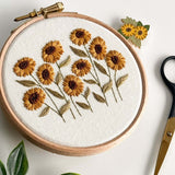Sunflower Seasons Embroidery Pattern Bundle