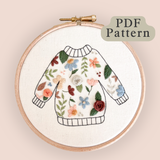 Embroidered Jumper Embroidery Pattern